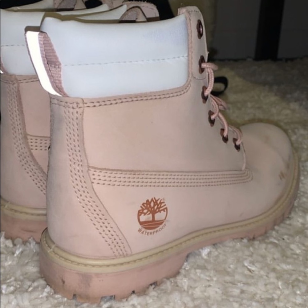 Pink Timberland Boots